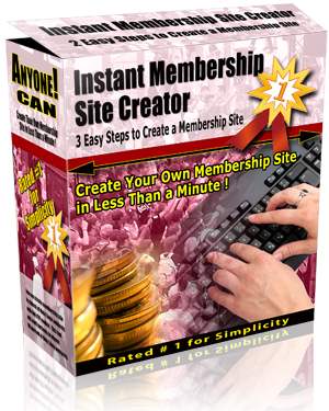 Instant Membership Site Creator
