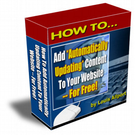 How to add "Automatically Updating" content to your website